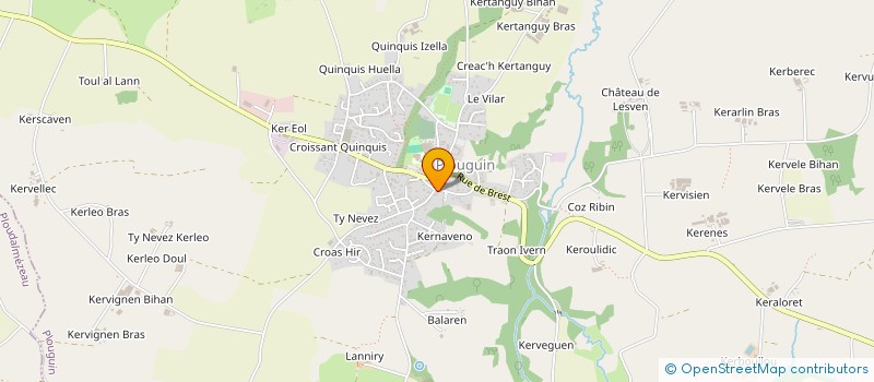 localisation de l'entreprise MONSIEUR JOSEPH HERRY  PLOUGUIN