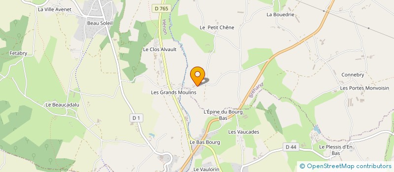 localisation de l'entreprise MONSIEUR JOSEPH HERVE  BREHAND