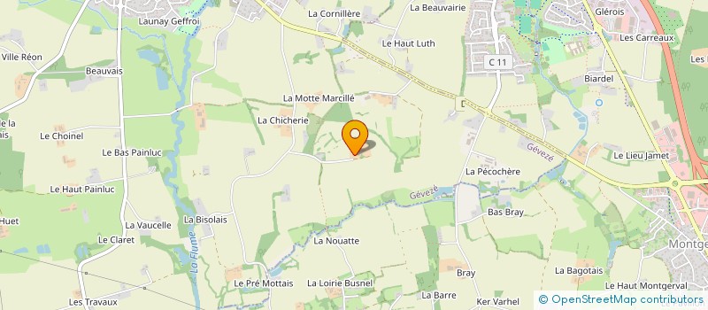 localisation de l'entreprise MONSIEUR JOSEPH HEURTAULT à GEVEZE