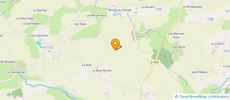 localisation de l'entreprise MONSIEUR JOSEPH HIPEAUX à MERILLAC