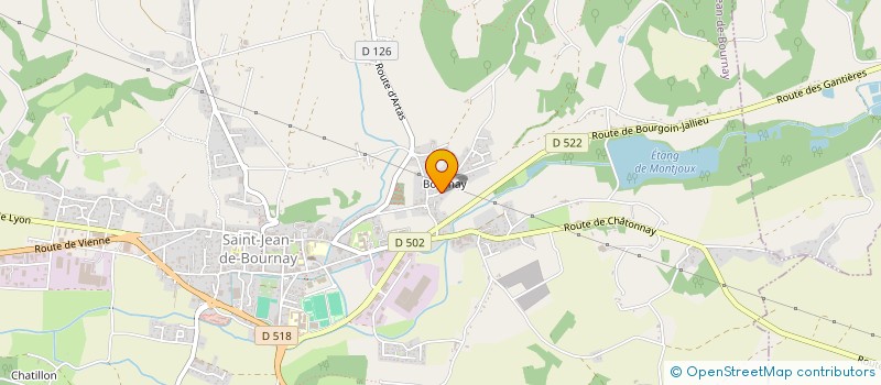 localisation de l'entreprise MONSIEUR JOSEPH HOARAU  SAINT-JEAN-DE-BOURNAY