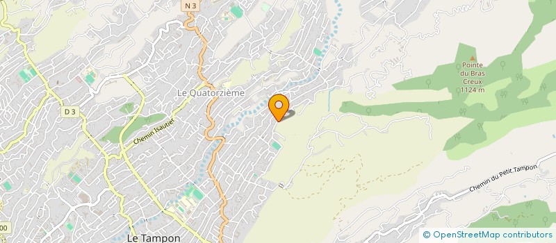 localisation de l'entreprise MONSIEUR JOSEPH HOARAU  LE TAMPON