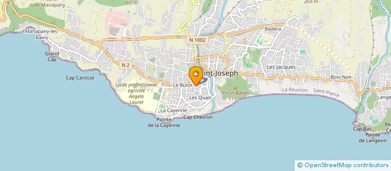 localisation de l'entreprise MONSIEUR JOSEPH HOARAU  SAINT-JOSEPH