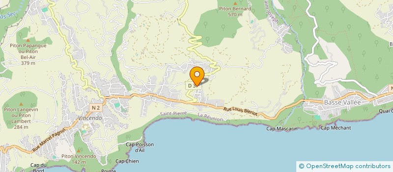 localisation de l'entreprise MONSIEUR JOSEPH HOAREAU  SAINT-JOSEPH