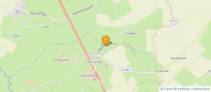 localisation de l'entreprise MONSIEUR JOSEPH HOUELBEC à CARENTAN-LES-MARAIS