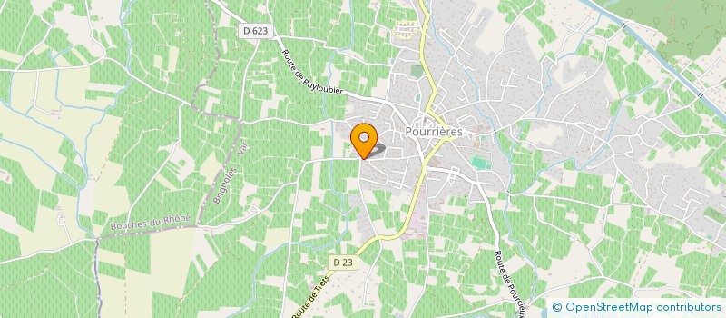 localisation de l'entreprise MONSIEUR JOSEPH HRASKO  POURRIERES