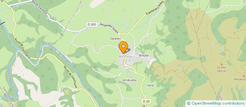 localisation de l'entreprise MONSIEUR JOSEPH IBARLUCIA à AINHOA