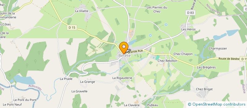 localisation de l'entreprise MONSIEUR JOSEPH INIZAN à BETETE