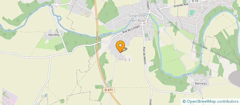 localisation de l'entreprise MONSIEUR JOSEPH INVERNIZZI  SOIGNOLLES-EN-BRIE