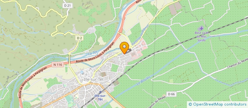 localisation de l'entreprise MONSIEUR JOSEPH ISERN à ILLE-SUR-TET