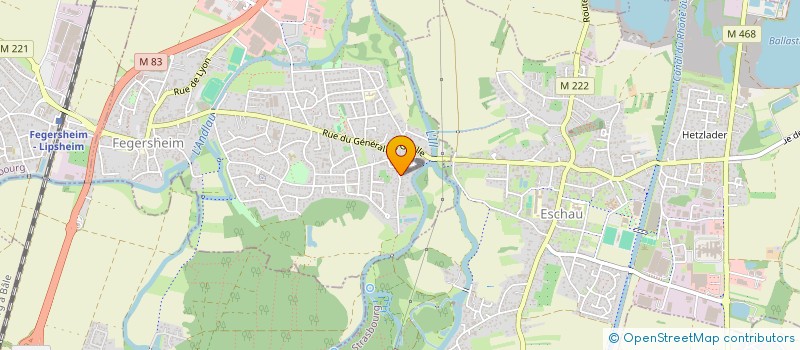 localisation de l'entreprise MONSIEUR JOSEPH JACOB  FEGERSHEIM