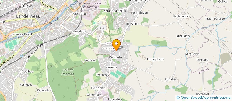 localisation de l'entreprise MONSIEUR JOSEPH JAFFREDOU  PENCRAN