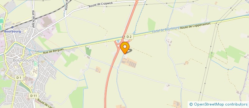 localisation de l'entreprise MONSIEUR JOSEPH JANSSEN  BOURBOURG