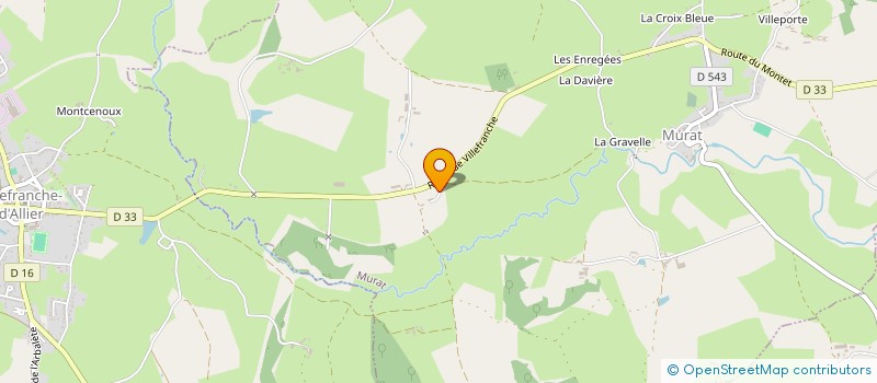 localisation de l'entreprise MONSIEUR JOSEPH JAUNET  MURAT