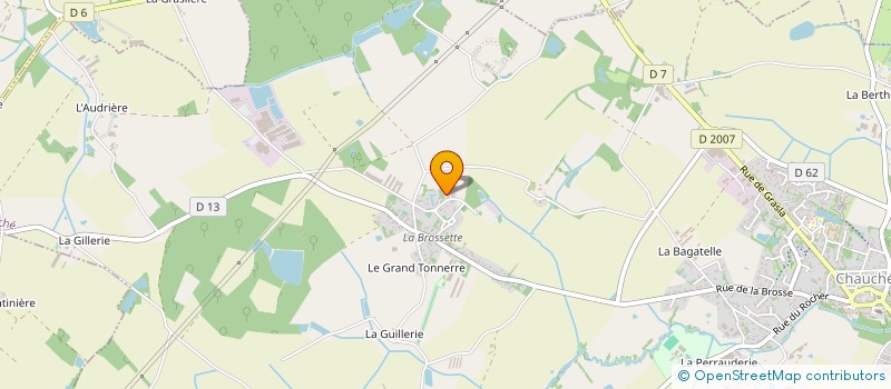 localisation de l'entreprise MONSIEUR JOSEPH JAUNET  CHAUCHE