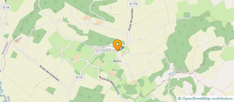 localisation de l'entreprise MONSIEUR JOSEPH-JEAN PROERES  AUBAGNAN