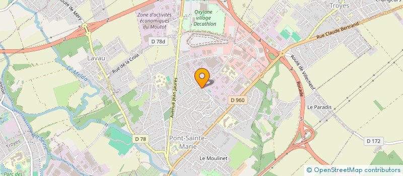 localisation de l'entreprise MONSIEUR JOSEPH JIMENEZ à PONT-SAINTE-MARIE