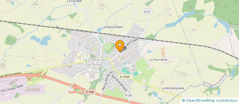 localisation de l'entreprise MONSIEUR JOSEPH-JOACHIM THOMAS  LA CHAIZE-LE-VICOMTE