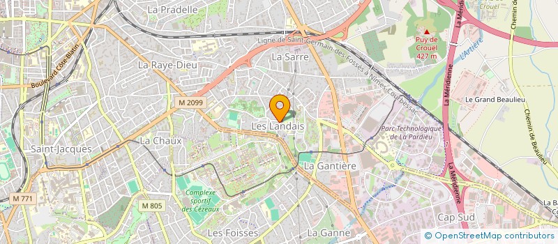 localisation de l'entreprise MONSIEUR JOSEPH JOLY  CLERMONT-FERRAND