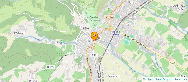 localisation de l'entreprise MONSIEUR JOSEPH JOURDAN à TULLINS