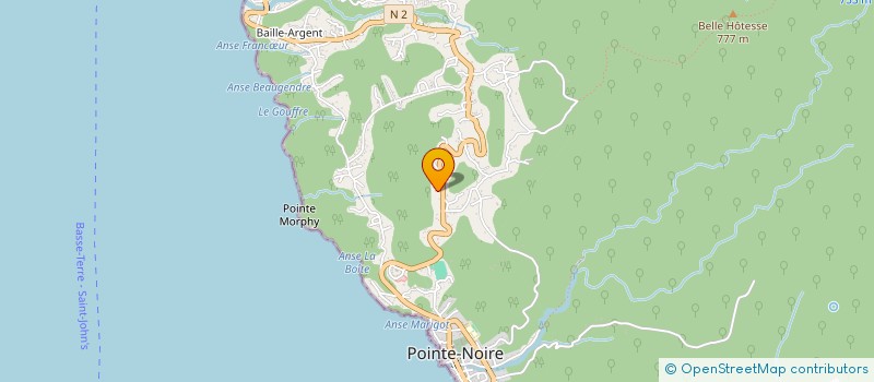 localisation de l'entreprise MONSIEUR JOSEPH JUDITH  POINTE-NOIRE