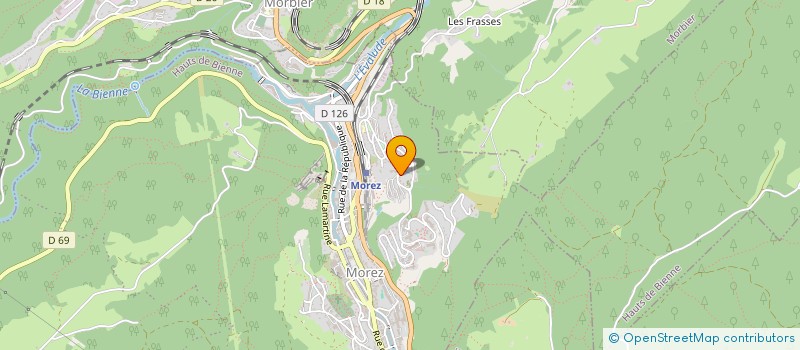 localisation de l'entreprise MONSIEUR JOSEPH KALI  HAUTS DE BIENNE