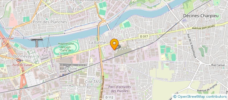 localisation de l'entreprise MONSIEUR JOSEPH KARAGHIEVZIAN à DECINES-CHARPIEU