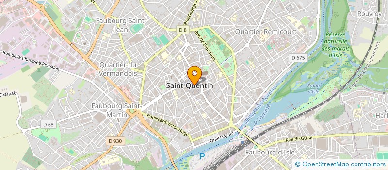localisation de l'entreprise MONSIEUR JOSEPH KARL  SAINT-QUENTIN