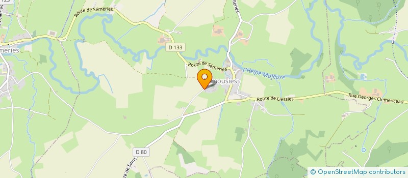 localisation de l'entreprise MONSIEUR JOSEPH KETELE  SAINS-DU-NORD