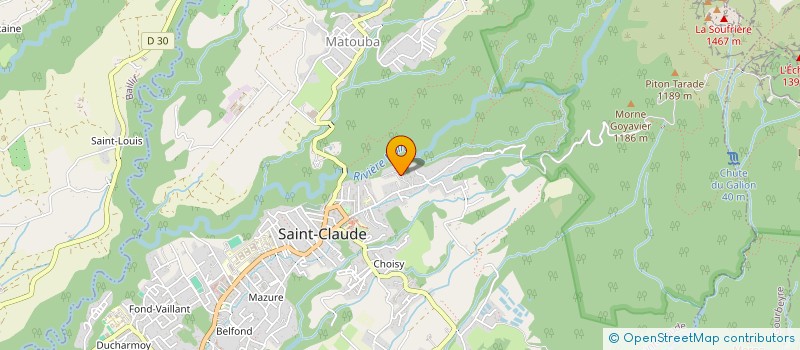 localisation de l'entreprise MONSIEUR JOSEPH KICHENIN à SAINT-CLAUDE