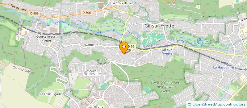 localisation de l'entreprise MONSIEUR JOSEPH KIFOUETI  GIF-SUR-YVETTE