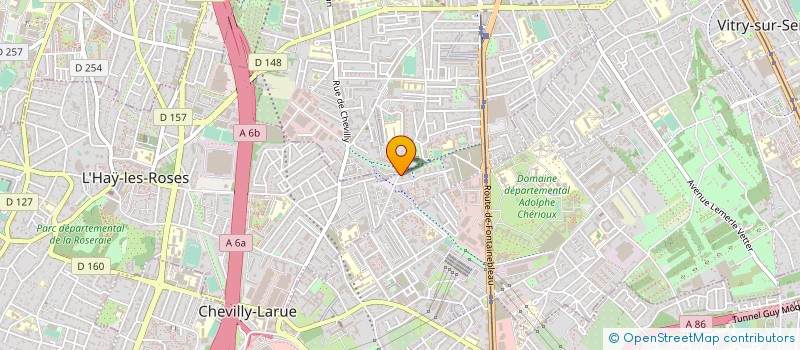 localisation de l'entreprise MONSIEUR JOSEPH KINDA  L'HAY-LES-ROSES