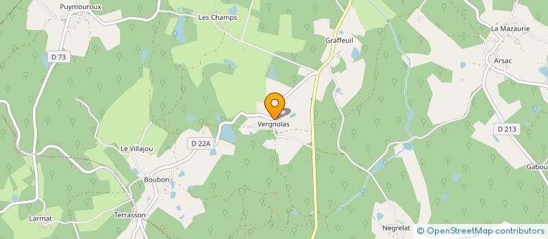 localisation de l'entreprise MONSIEUR JOSEPH KING  CUSSAC