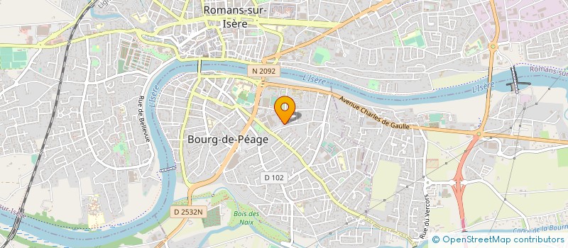 localisation de l'entreprise MONSIEUR JOSEPH KIZIRIAN  BOURG-DE-PEAGE