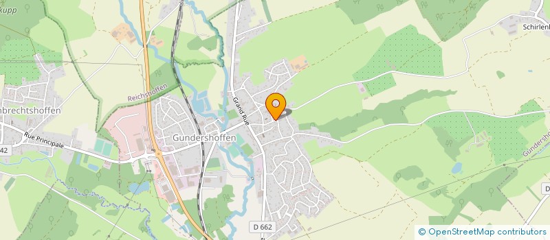 localisation de l'entreprise MONSIEUR JOSEPH KOCHER  GUNDERSHOFFEN