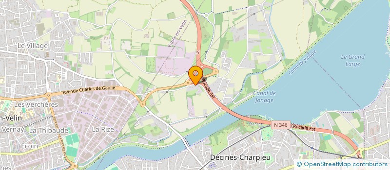 localisation de l'entreprise MONSIEUR JOSEPH KOCK  DECINES-CHARPIEU
