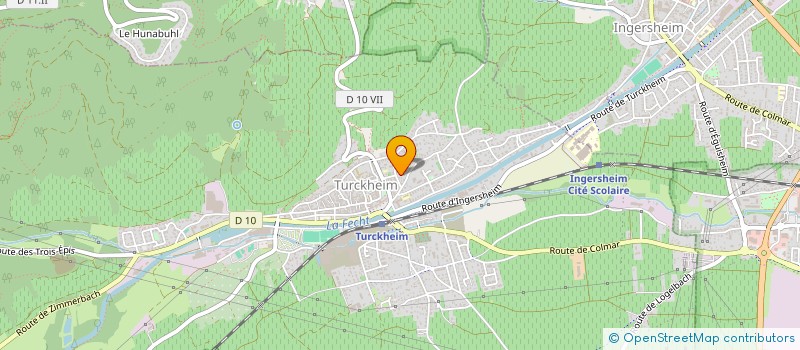 localisation de l'entreprise MONSIEUR JOSEPH KRICK  TURCKHEIM