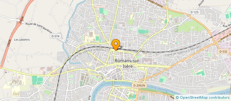 localisation de l'entreprise MONSIEUR JOSEPH KRSTESKI  ROMANS-SUR-ISERE