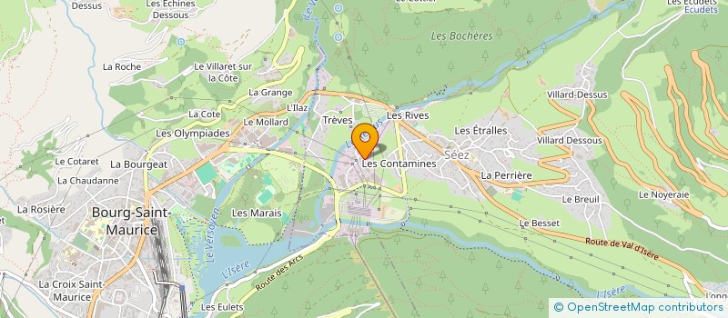 localisation de l'entreprise MONSIEUR JOSEPH KUCHARSKI  BOURG-SAINT-MAURICE