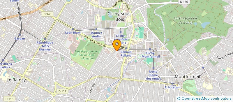 localisation de l'entreprise MONSIEUR JOSEPH LABADY à CLICHY-SOUS-BOIS