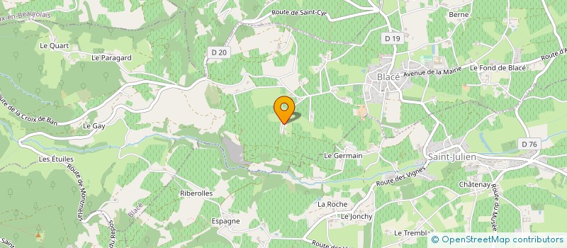 localisation de l'entreprise MONSIEUR JOSEPH LABROSSE  BLACE