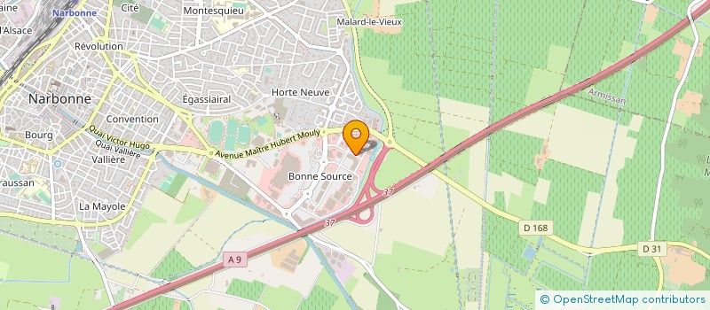 localisation de l'entreprise MONSIEUR JOSEPH LAFFONT  NARBONNE