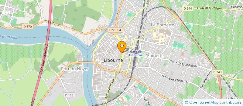 localisation de l'entreprise MONSIEUR JOSEPH LAFLEUR  LIBOURNE