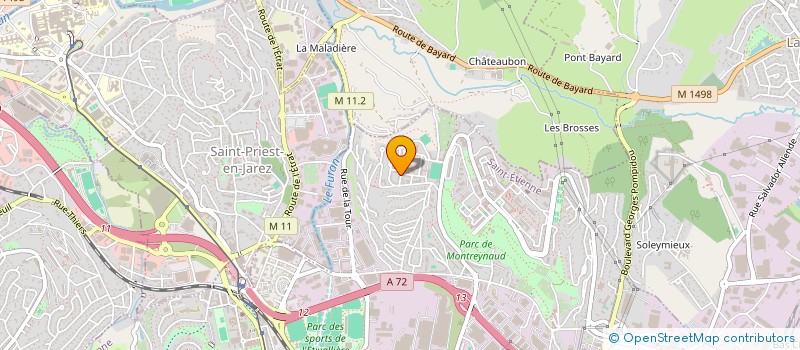 localisation de l'entreprise MONSIEUR JOSEPH LAGER  SAINT-ETIENNE