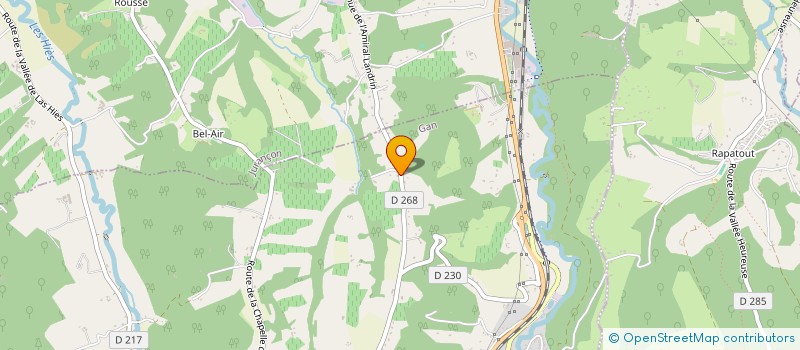 localisation de l'entreprise MONSIEUR JOSEPH LAGOUARRE  GAN