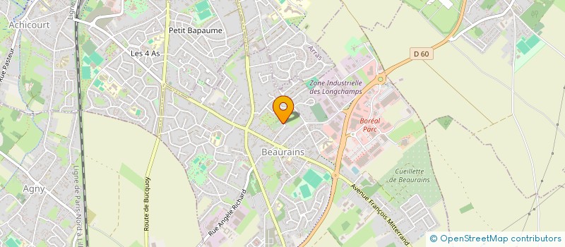 localisation de l'entreprise MONSIEUR JOSEPH LALOUX  BEAURAINS
