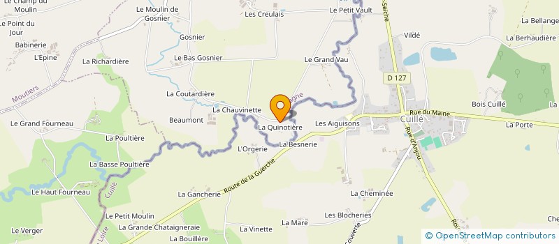 localisation de l'entreprise MONSIEUR JOSEPH LAMY  GENNES-SUR-SEICHE