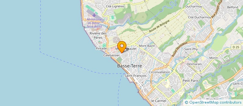 localisation de l'entreprise MONSIEUR JOSEPH LANCASTRE à BASSE-TERRE