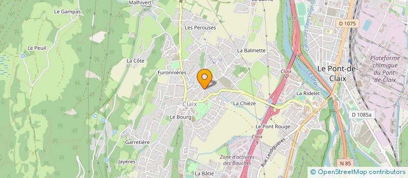 localisation de l'entreprise MONSIEUR JOSEPH LANDRY  CLAIX