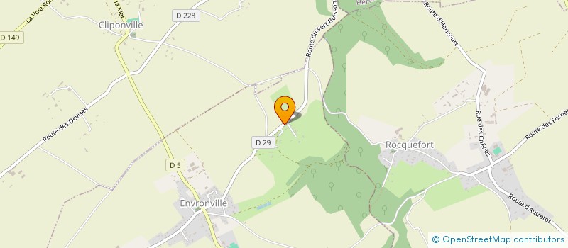 localisation de l'entreprise MONSIEUR JOSEPH LANGLOIS  ENVRONVILLE